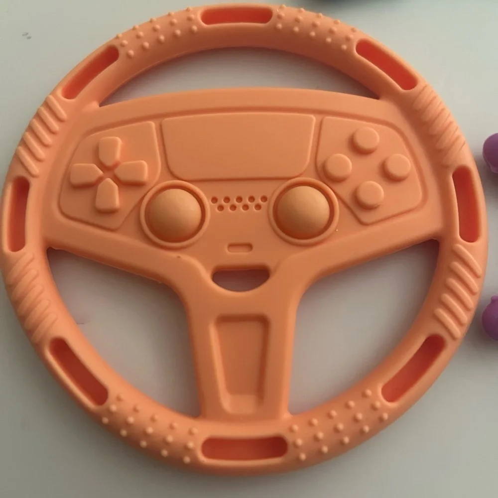 Silicone Baby Teething Rings.  (3 pcs) / BRAND NEW.